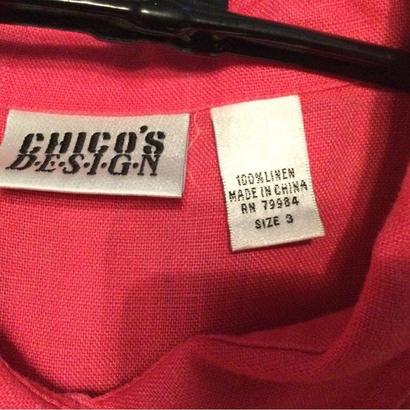 Chicos Linen Shirts, size XL, bundle of 2 - Picture 9 of 10